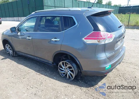 2015 Nissan Rogue Sl из США, поврежденный, VIN 5N1AT2MVXFC843137